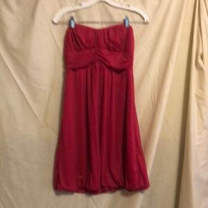 Trixxi I hot pink strapless dress size large